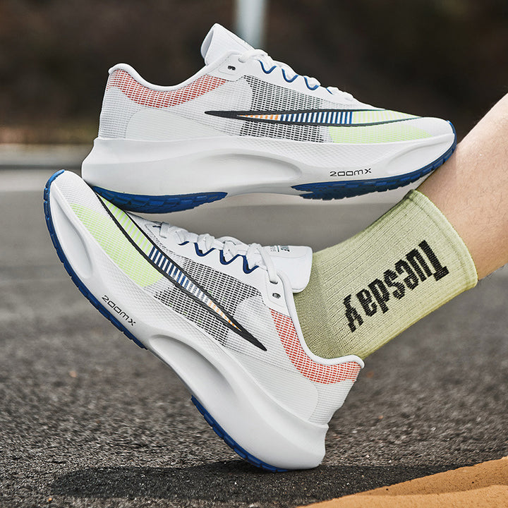 Unisex energieeffiziente Marathon-Laufschuhe mit reaktiver Schaum-Zwischensohle und stabiler Fersenkappe – Tavélo