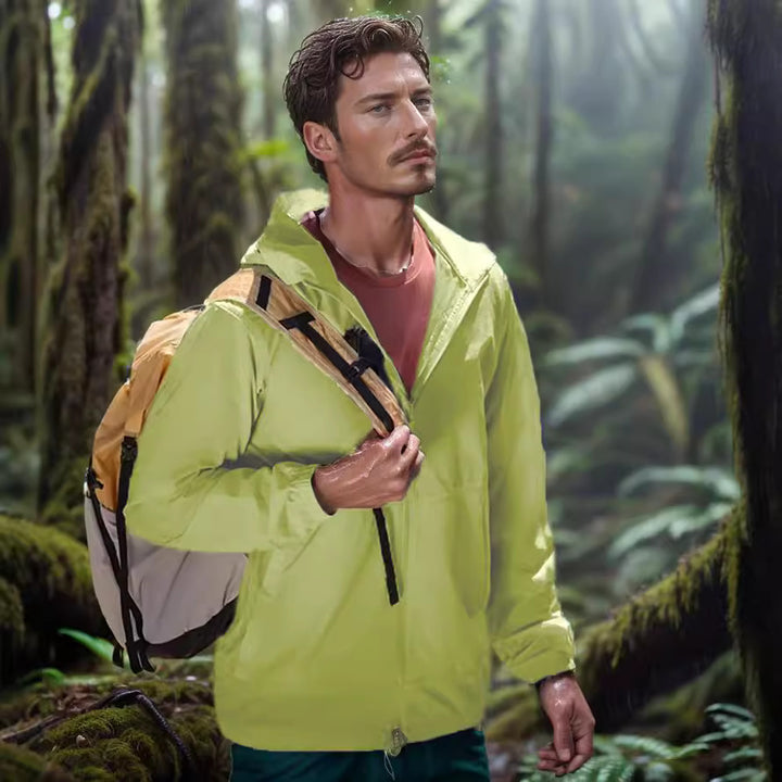 Herren Atmungsaktive Outdoor-Jacke mit Wasserabweisender Beschichtung Echoarchiv
