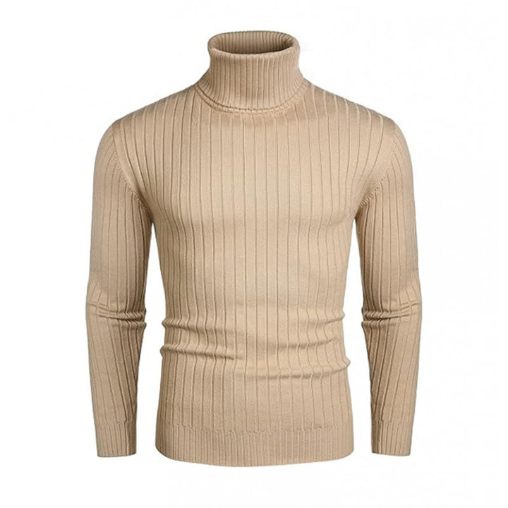 Herren nan gerippter Feinstrick-Rollkragenpullover Slim Fit Echo Archiv