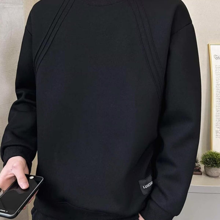 Herren Sweatshirt mit modernem Design und funktionalen Details Echoarchiv