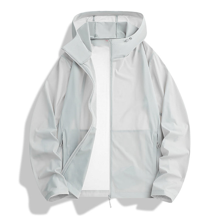Damen Winddichte Kapuzenjacke Echo Archiv