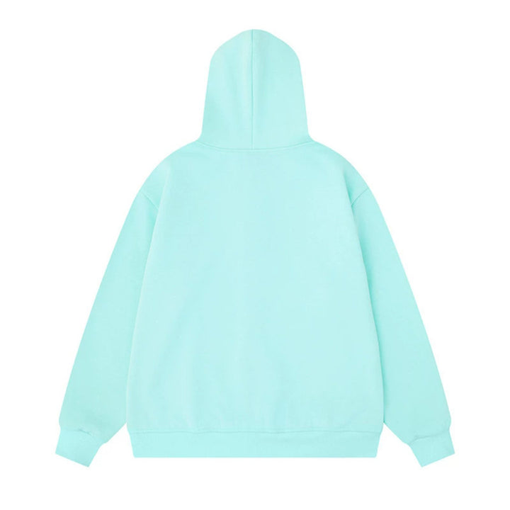 Damen Kapuzen-Sweatjacke mit gesticktem Dackel‑Motiv und gepunkteter Kapuzenfütterung Echoarchiv