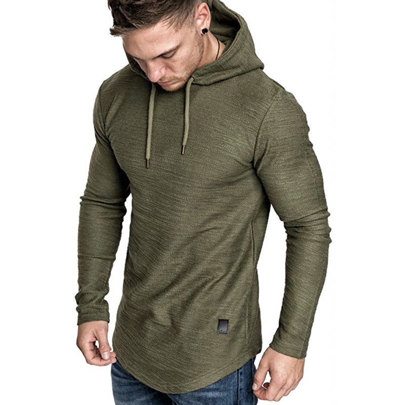 Herren Kapuzenshirt mit modernem Strukturdesign und bequemer Passform Echoarchiv