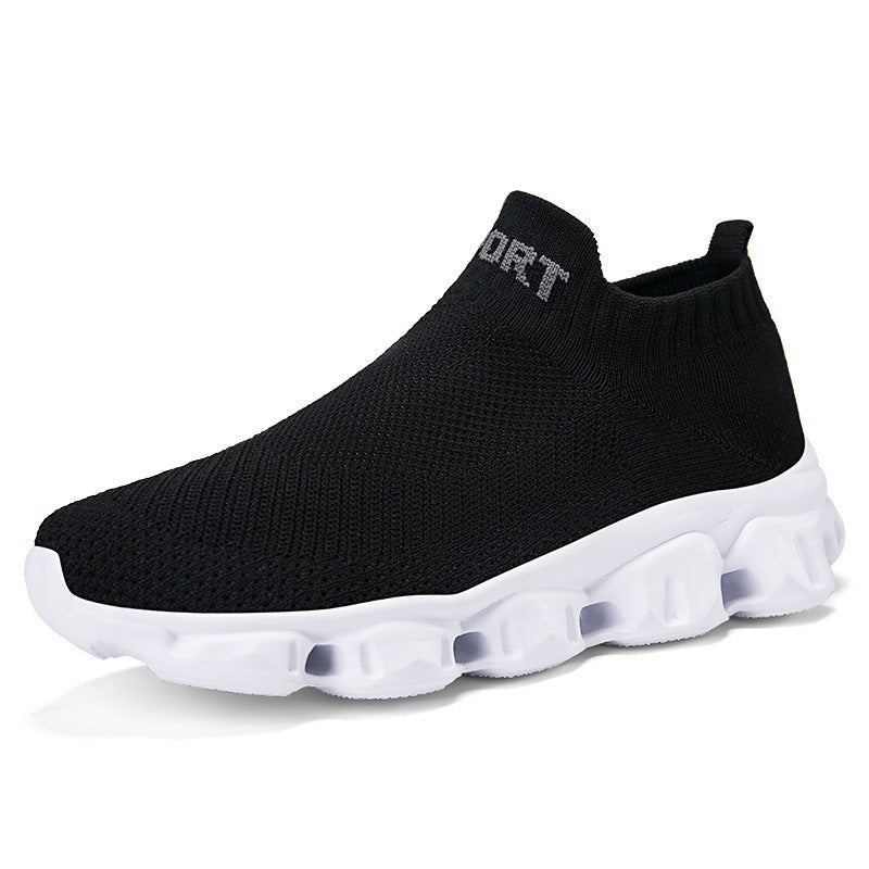Unisex nan nahtloser Strick-Slip-On mit sockenähnlichem Schaft und skulpturierter Dämpfungssohle Echo Archiv