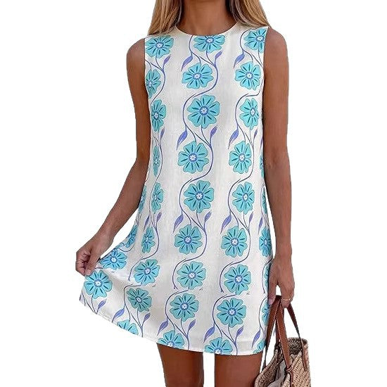 Damen Sommerkleid im Vintage-Stil mit Blütenmuster Echo Archiv