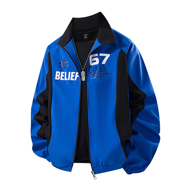 Herren Sportliche Übergangsjacke mit Reißverschluss und praktischen Taschen Echo Archiv