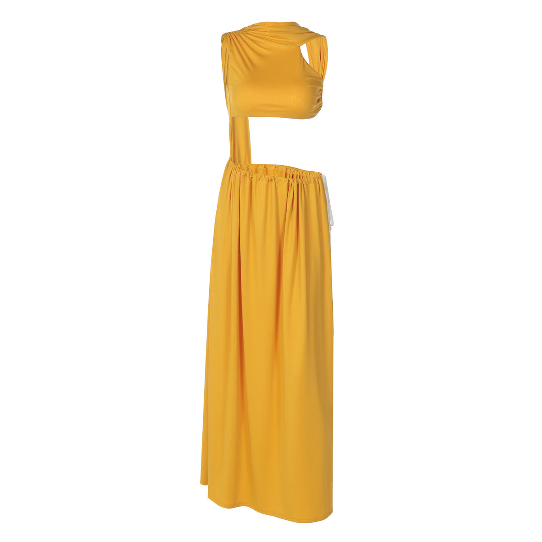 Damen Elegantes Maxikleid mit raffiniertem Cut-Out-Design und fließendem Schnitt Echo Archiv