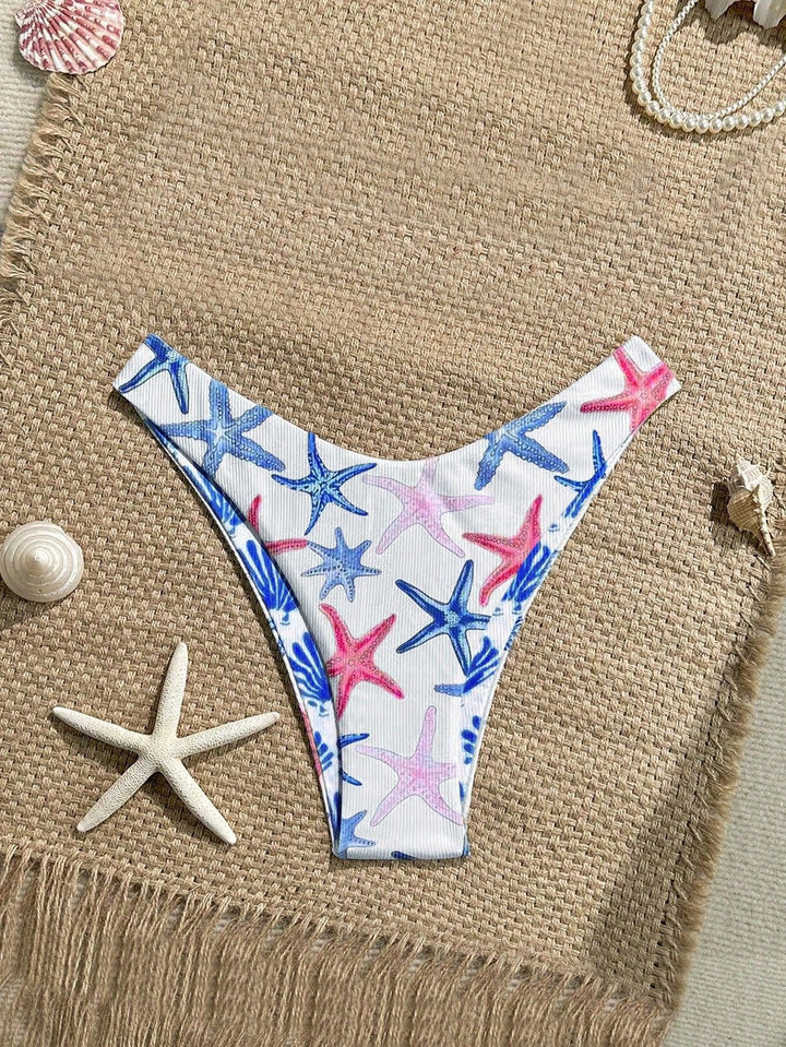 Damen Triangel-Bikini mit maritimem Sternenmuster Echo Archiv