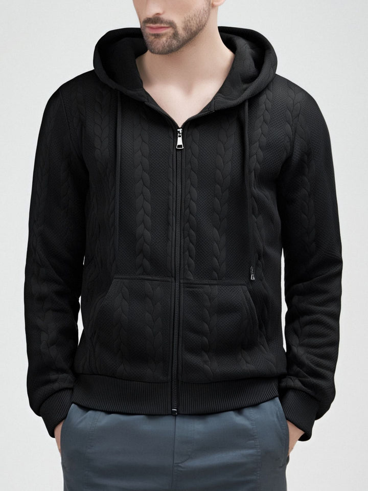 Herren Strickjacke mit Kapuze Echoarchiv