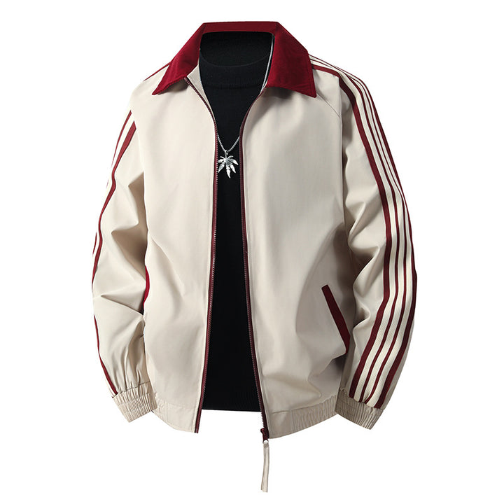 Herren Sportliche Übergangsjacke mit hohem Kragen und elastischen Bündchen Echo Archiv