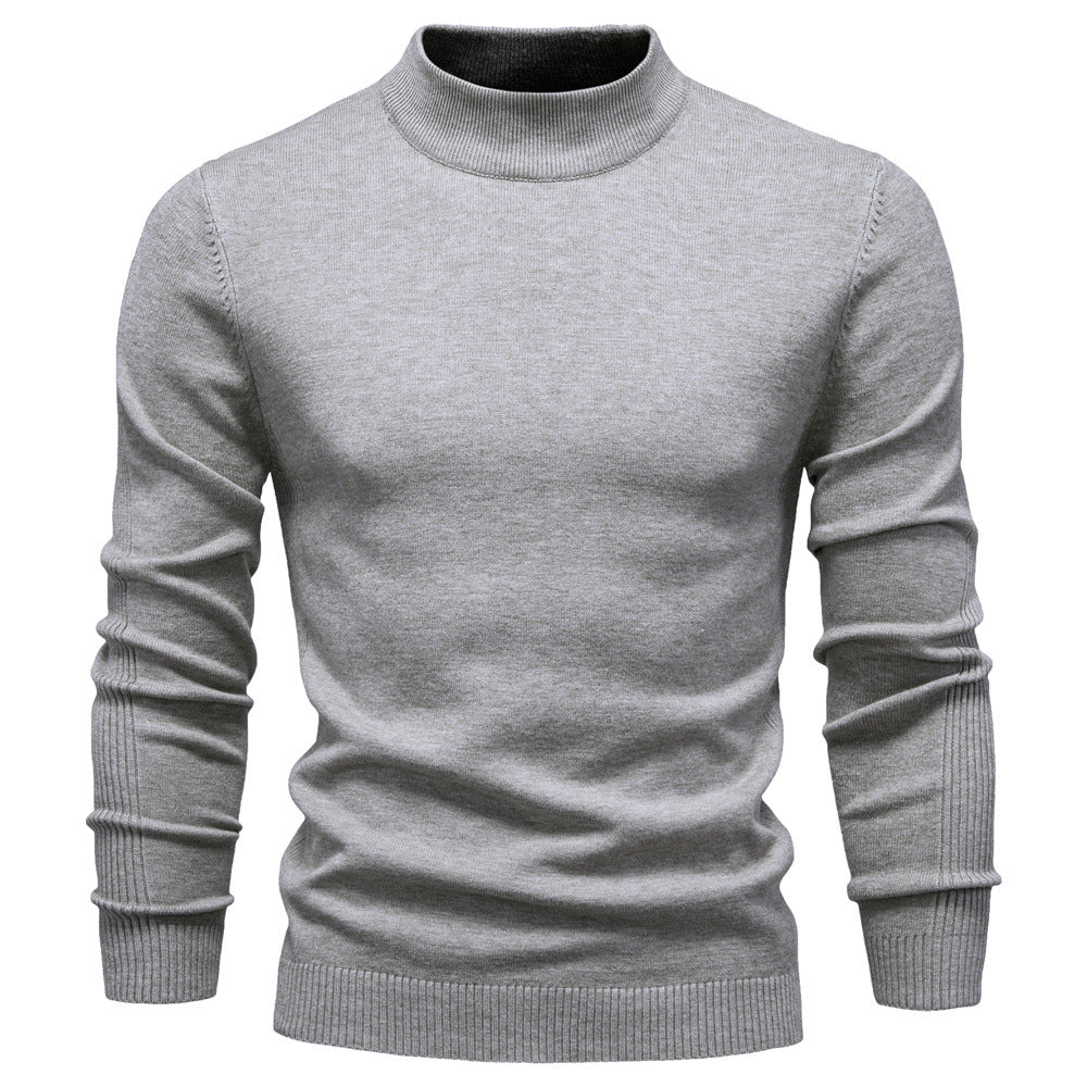 Herren Rollkragenpullover aus weichem Strickmaterial mit feiner Rippstruktur Echoarchiv