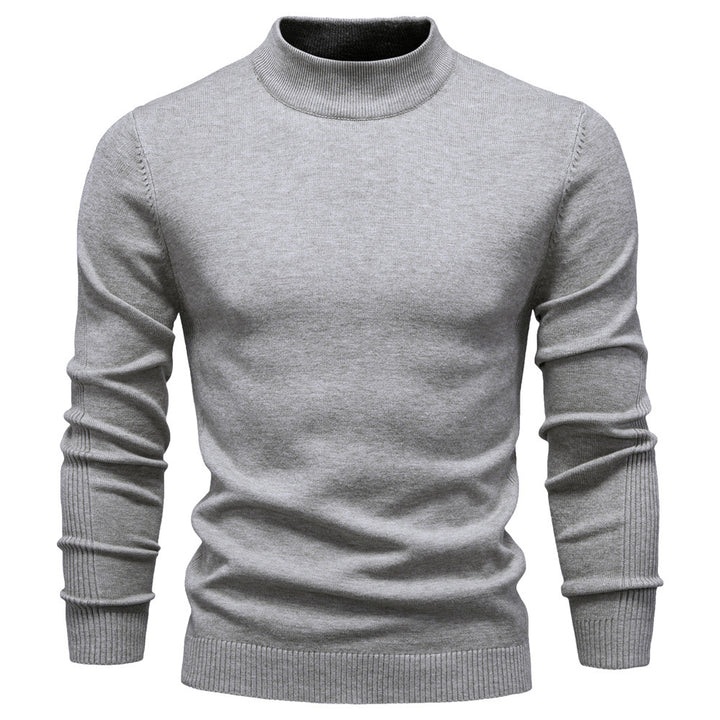 Herren Rollkragenpullover aus weichem Strickmaterial mit feiner Rippstruktur Echoarchiv