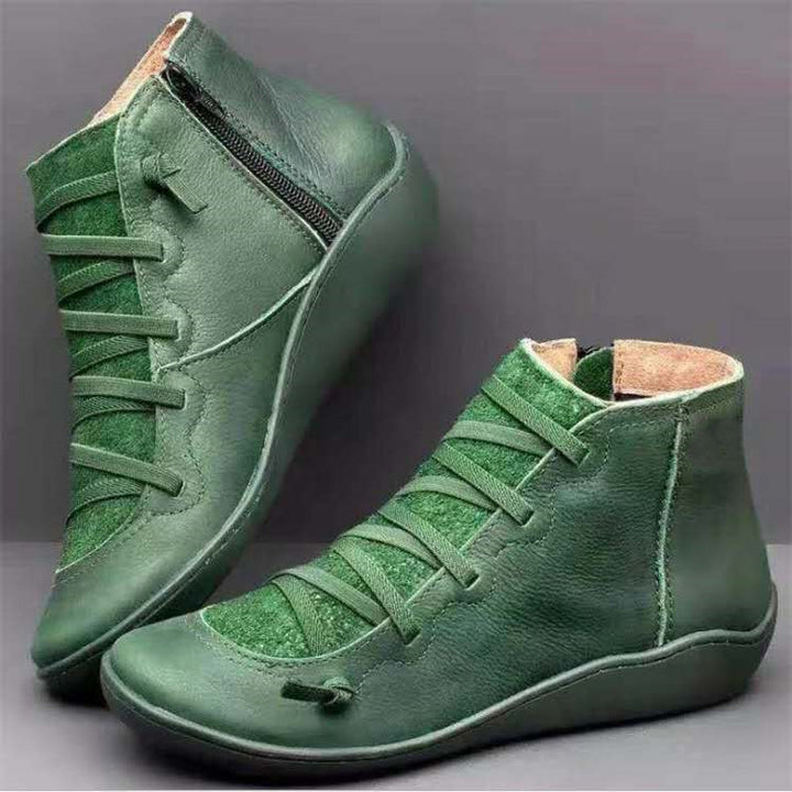 Damen Komfort-Ankleboot mit elastischer Schnürung und ergonomischer Komfortsohle Echoarchiv