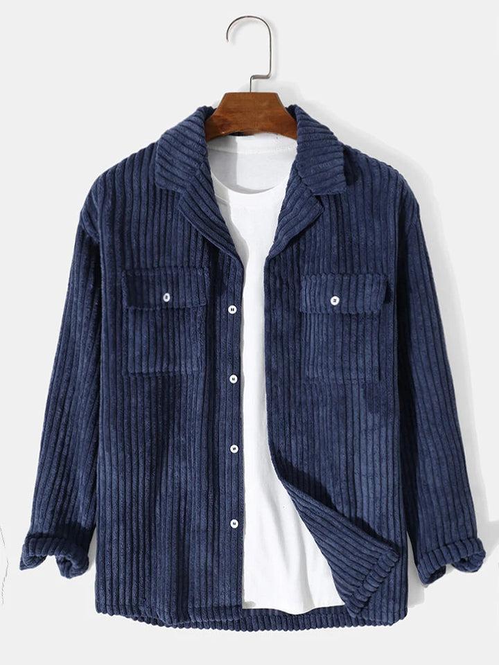 Herren Cordjacke im modernen Rippdesign Echoarchiv