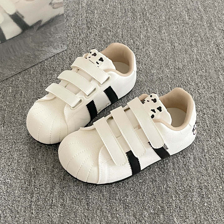 Damen Sneakers mit Velcro-Verschluss und lustigem Tierdesign Echo Archiv