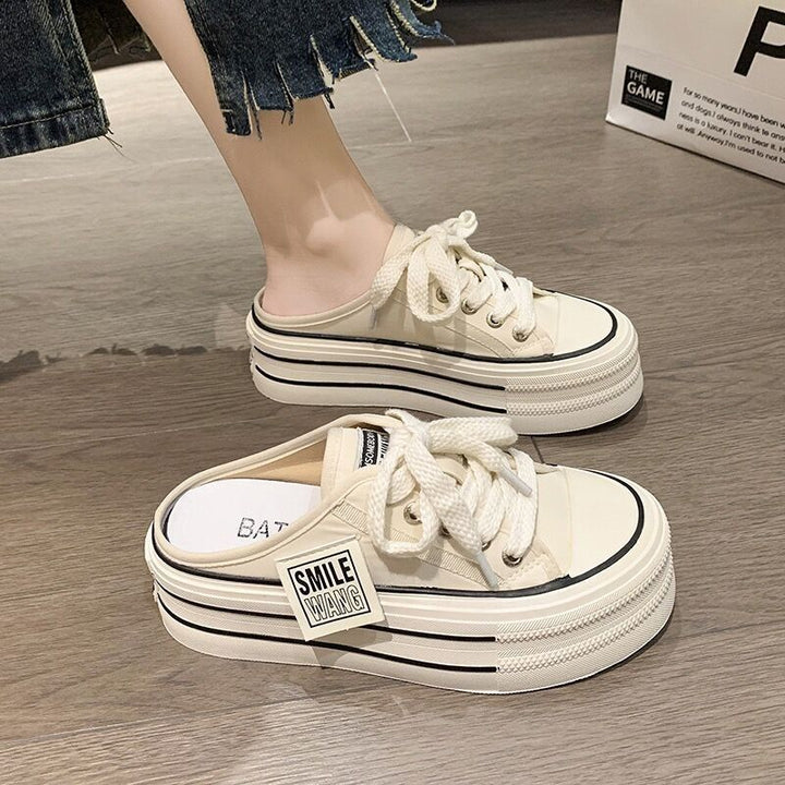 Damen Lässige Canvas-Sneaker mit strapazierfähigem Obermaterial und unverwechselbarem Design Echo Archiv