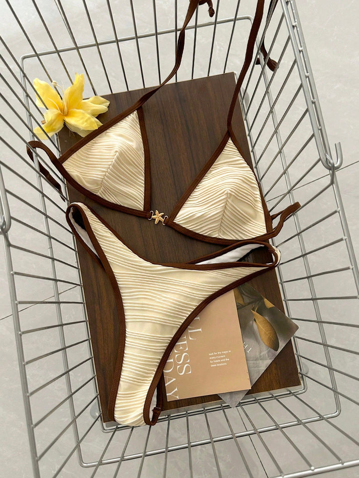 Damen Triangel-Bikini mit eleganter Rippstruktur Echo Archiv