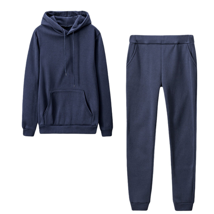 Damen nan Cozy-Loungewear-Set mit oversized Hoodie, Kängurutasche und schmaler Highwaist-Jogginghose Echo Archiv