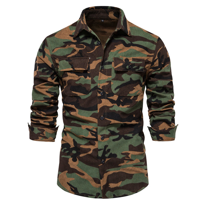 Herren Kamelhaar-Karohemd Shirt Echoarchiv