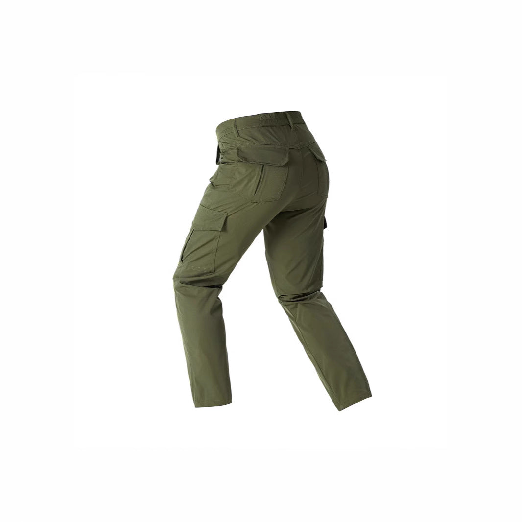 Herren Cargohosen mit vielseitigen Funktionstaschen und elastischem Bund Echoarchiv