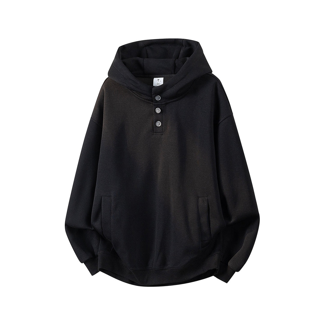 Unisex Oversize Kapuzenpullover mit handschriftlichem Grafik-Print, Kängurutasche & geripptem Saum Echoarchiv