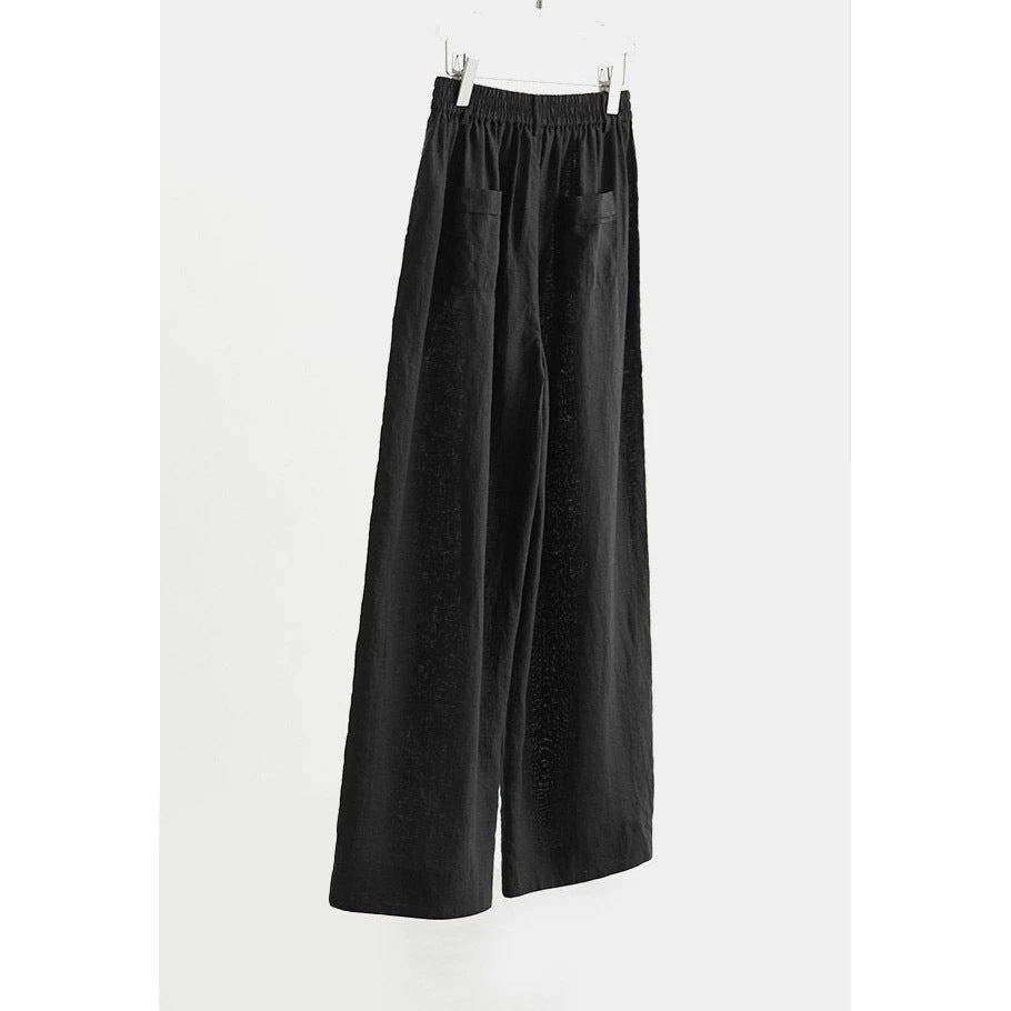 Damen Weit geschnittene Leinenhose Echoarchiv