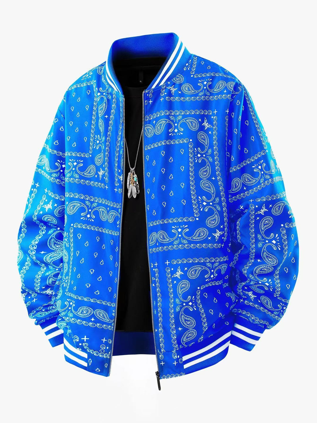 Herren Coole Bomberjacke mit Paisleymuster Echo Archiv