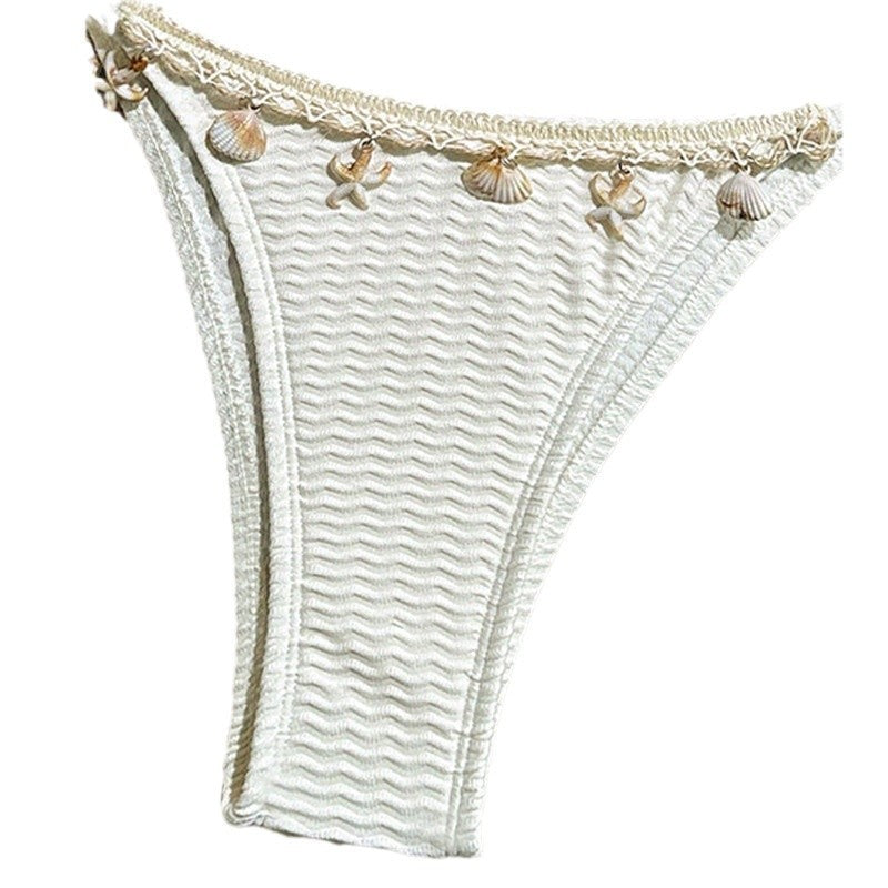 Damen Triangel-Bikini-Set mit verspielten Details und verstellbaren Bindebändern Echo Archiv