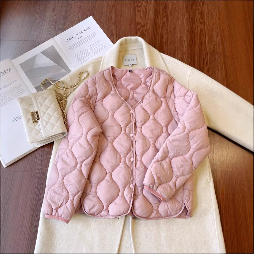 Damen Elegante, gefütterte Steppjacke Echoarchiv