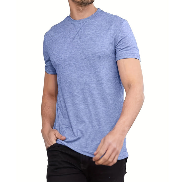 Herren Sportliches Kurzarm-T-Shirt aus atmungsaktivem Material Echoarchiv