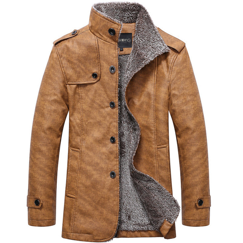 Herren modische Winterjacke mit kuscheligem Innenfutter Echoarchiv