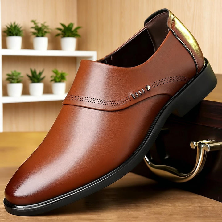 Herren Elegante und Bequeme Lederslipper Echoarchiv