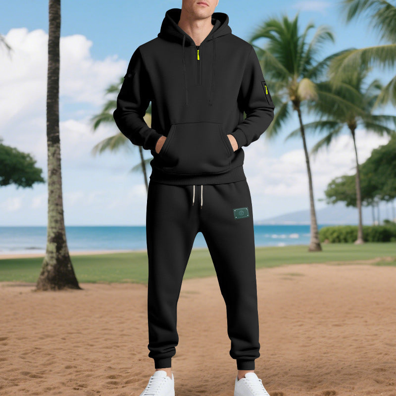 Herren modisches Hoodie- und Jogginganzug-Set Echoarchiv
