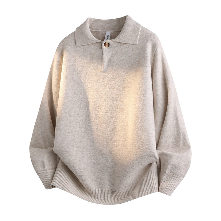 Damen Eleganter Strickpullover mit Knopfleiste – Mavelle