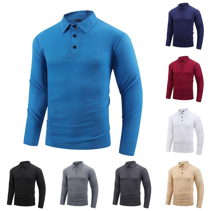 Herren langärmliges Poloshirt Echoarchiv