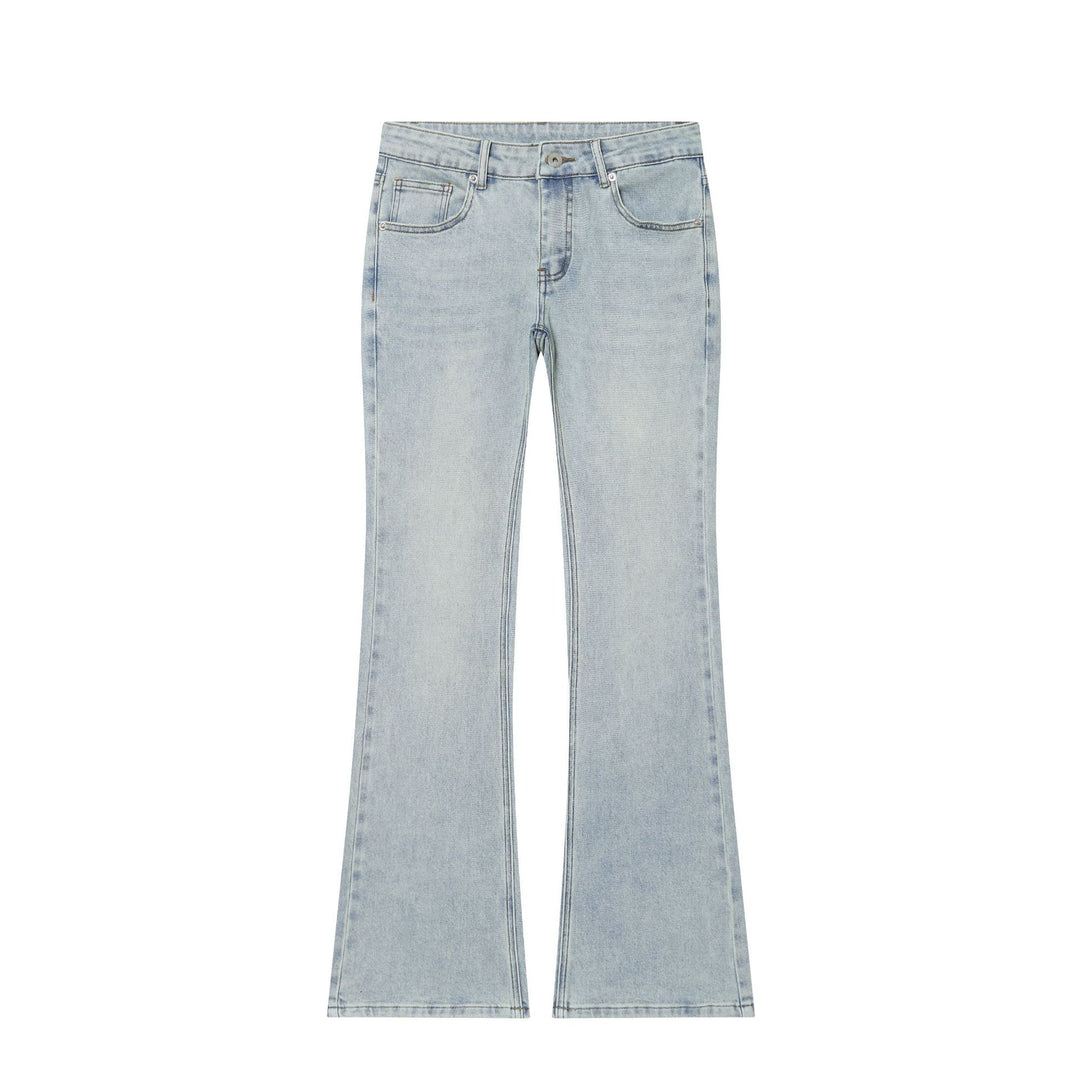 Damen Hochtaillierte ausgestellte Jeans mit Kickflare und Fünf‑Taschen‑Schnitt Echo Archiv