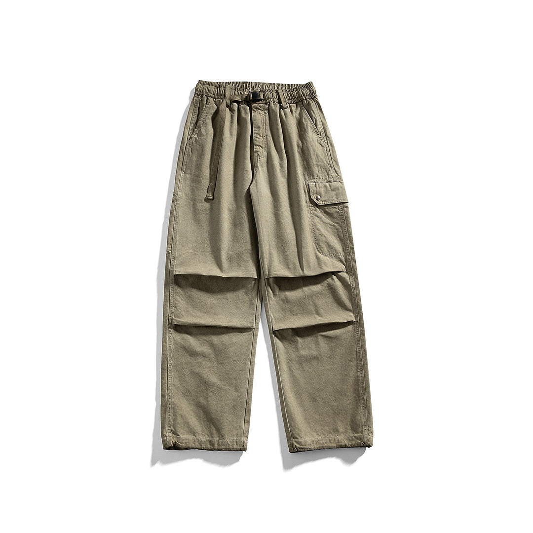Herren Relaxed Cargo-Hose mit elastischem Bund, Lagen-Paneelen und Utility-Taschen Echo Archiv