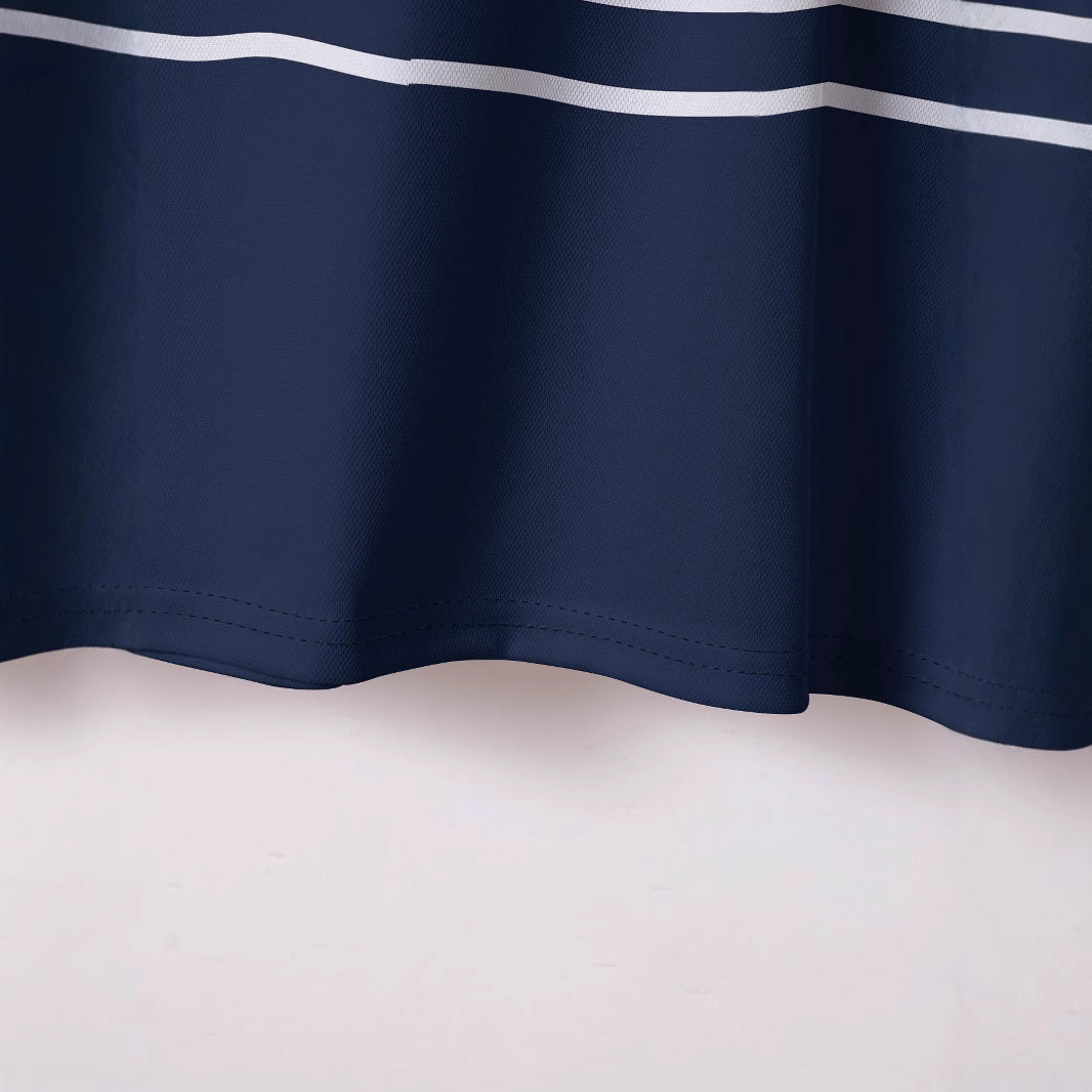 Herren Poloshirt mit strukturiertem Streifenmuster Echoarchiv