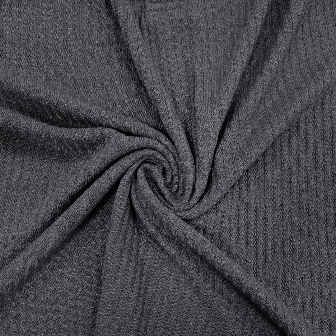 Herren Langarm Poloshirt mit strukturiertem Rippdesign Echoarchiv