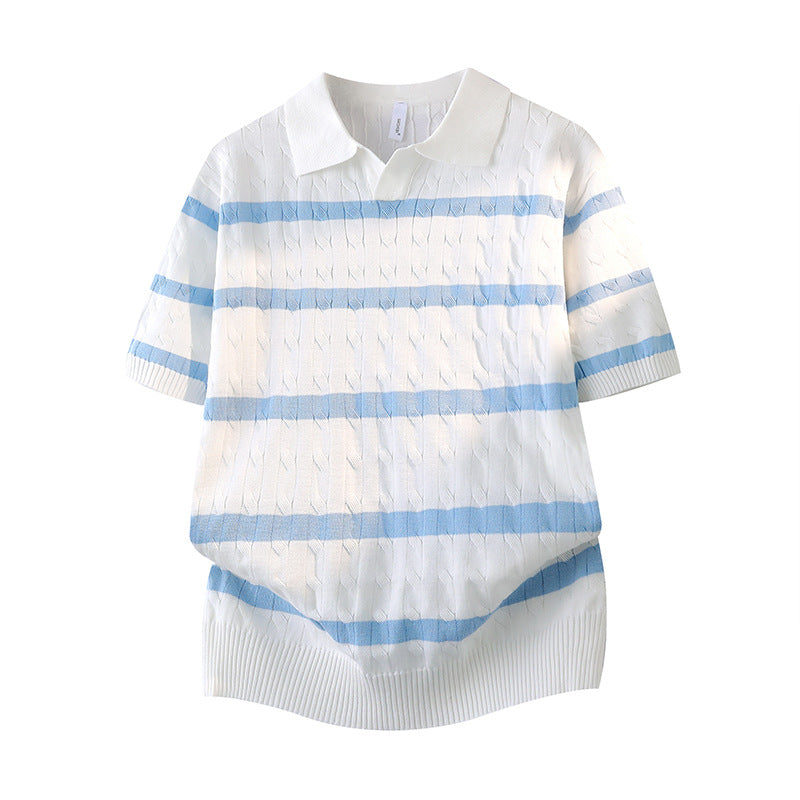 Damen Modisches Kurzarm-Strickoberteil – Mavelle