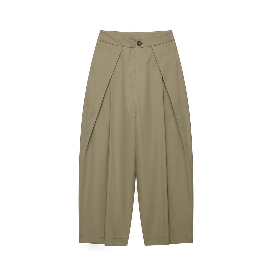 Damen Zweiteiler Kurzcape-Jacke mit Stehkragen und hochtaillierter Plissee-Culotte Echo Archiv