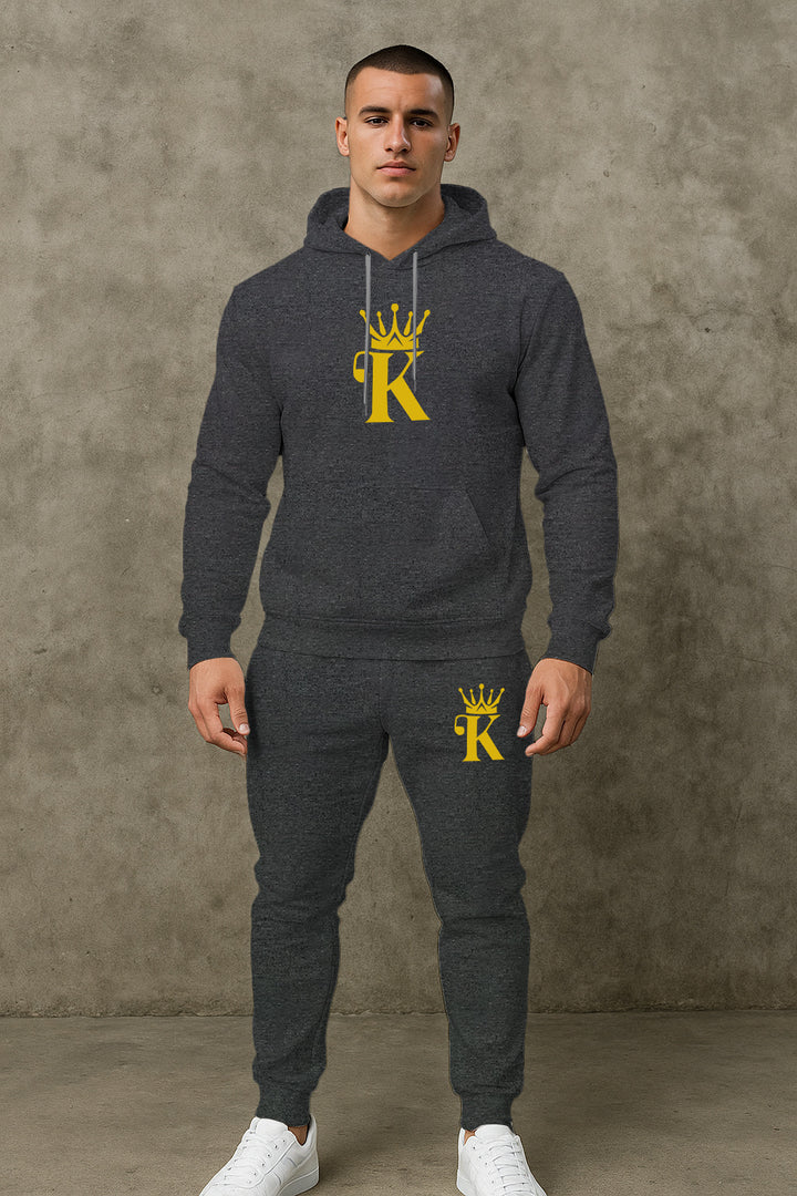 Herren bequemer Hoodie und Jogginghose Set Echoarchiv