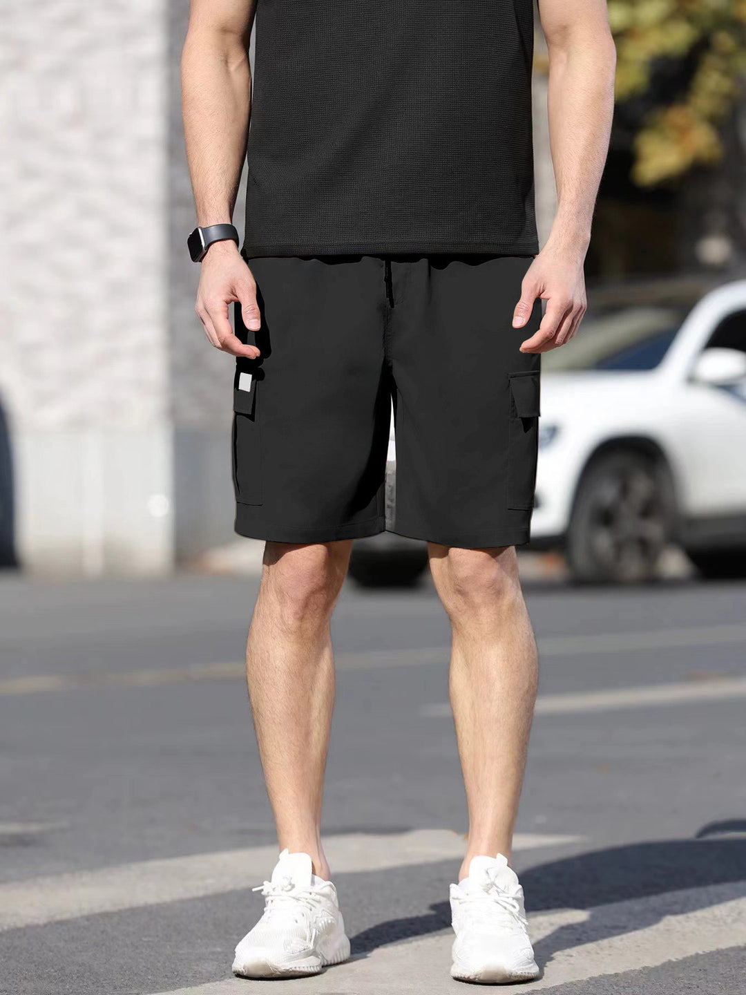 Herren Cargo-Shorts mit praktischen Seitentaschen und stylishem Design Echoarchiv