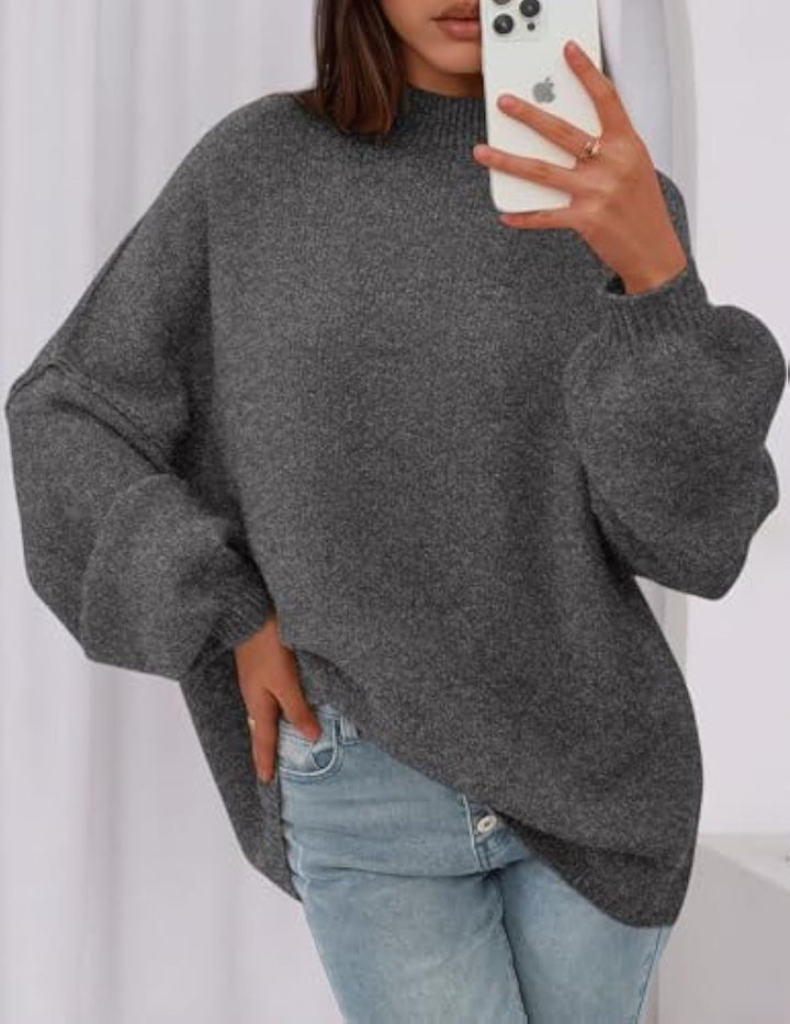 Damen Weicher Oversized Pullover Echo Archiv