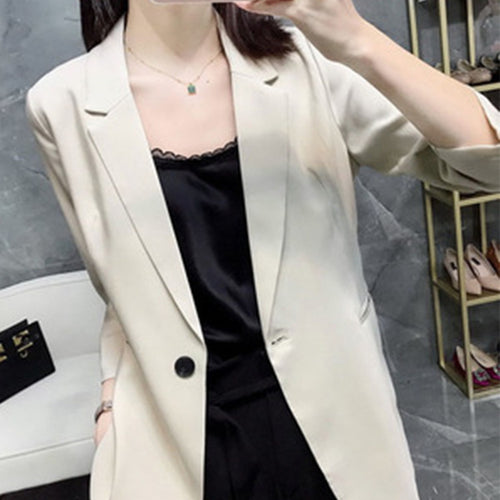 Damen Eleganter Blazer mit schmalem Schnitt Echoarchiv