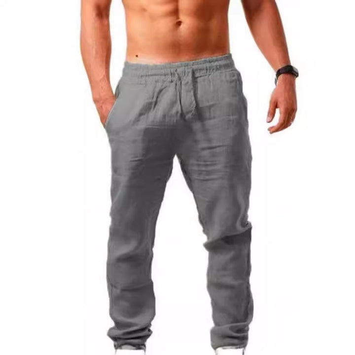 Herren Leichte und atmungsaktive Leinenhose Echoarchiv