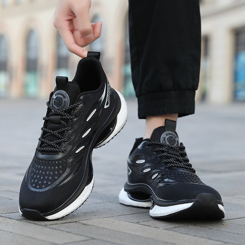 Herren gedämpfter Trainings- und Laufschuh mit dualer Luftkammer-Zwischensohle und atmungsaktivem Mesh-Obermaterial Echo Archiv