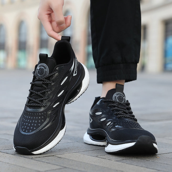 Herren gedämpfter Trainings- und Laufschuh mit dualer Luftkammer-Zwischensohle und atmungsaktivem Mesh-Obermaterial Echo Archiv