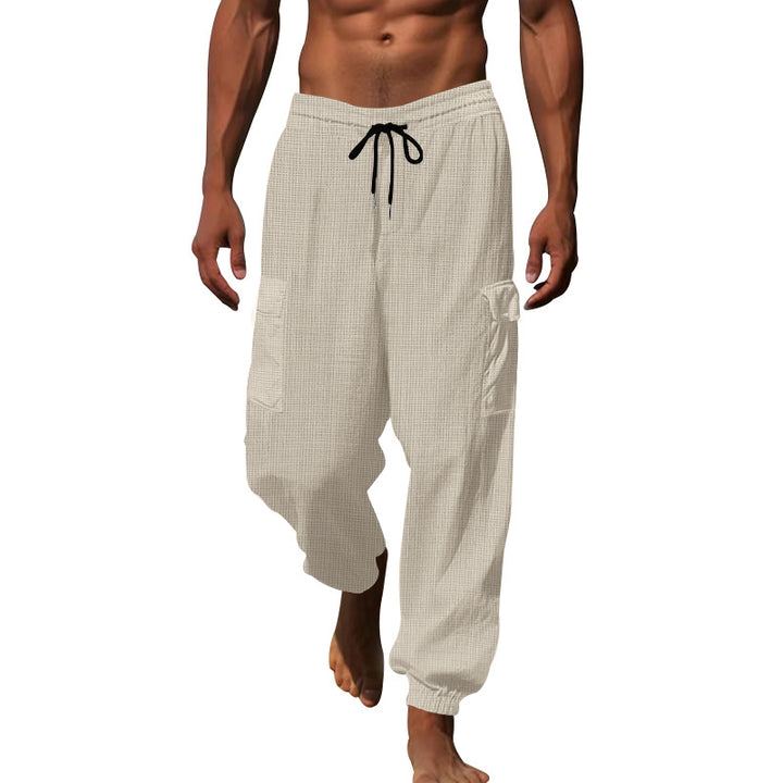 Herren Cargo-Hose mit elastischem Bund und praktischen Seitentaschen Echoarchiv