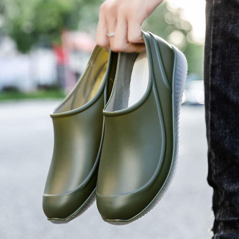 Unisex Wasserdichte Schlupf-Clogs mit stoßdämpfender EVA-Sohle und ergonomischer Fußmulde Echoarhiv